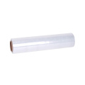 Película elástica PE elenco transparente de 50 cm LLDPE Película elástica PE para paletes